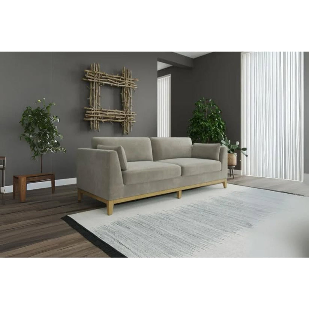 Mokena Fabric Sofa & Accent Chair Set - Gray