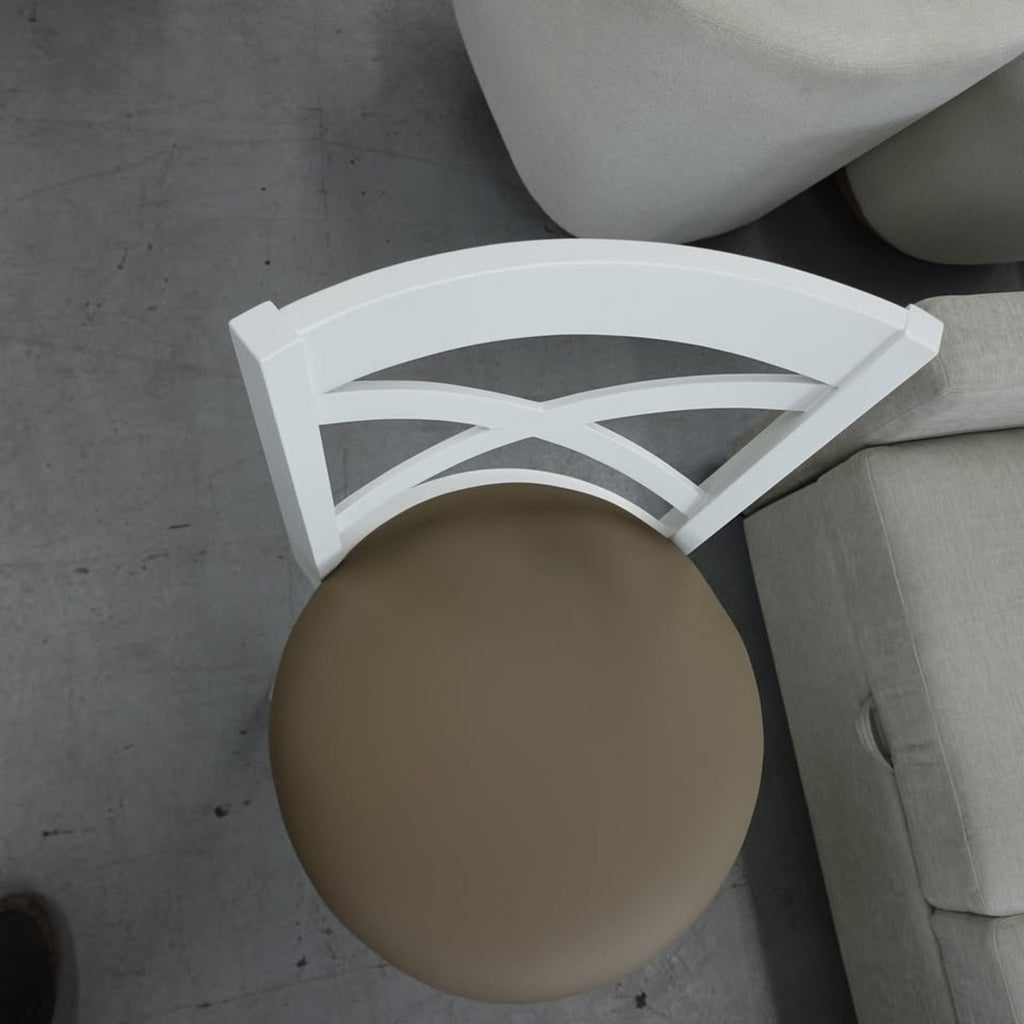 Grace Bar Height Stool White - HH2 Home