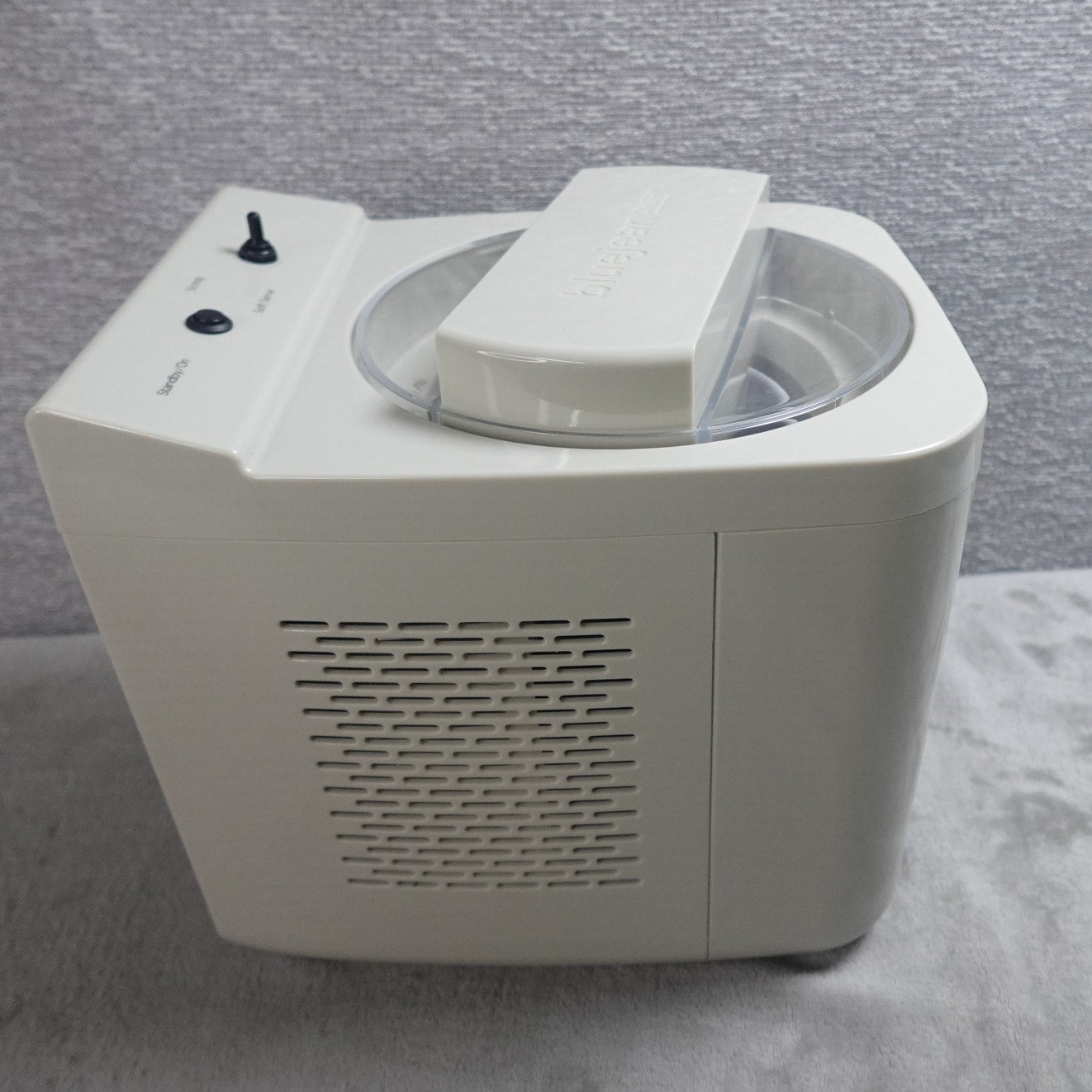 Blue Jean Chef 1 Qt Thermoelectric Ice Cream Maker Mushroom Gray SBJCTEIC100 NEW