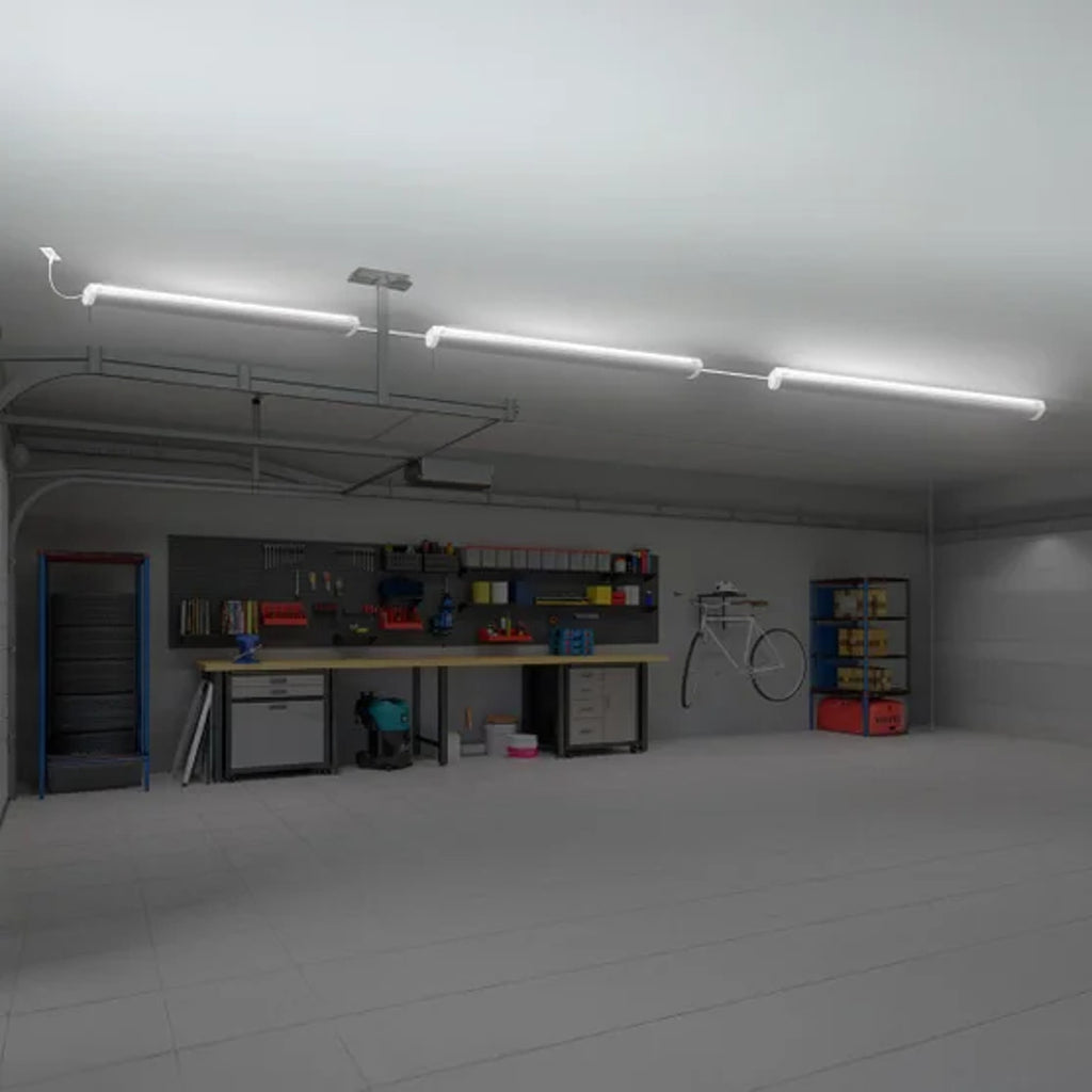 4 Ct. Feit 10,000 Lumen Multi-Directional Shop Lights with Motion Detection