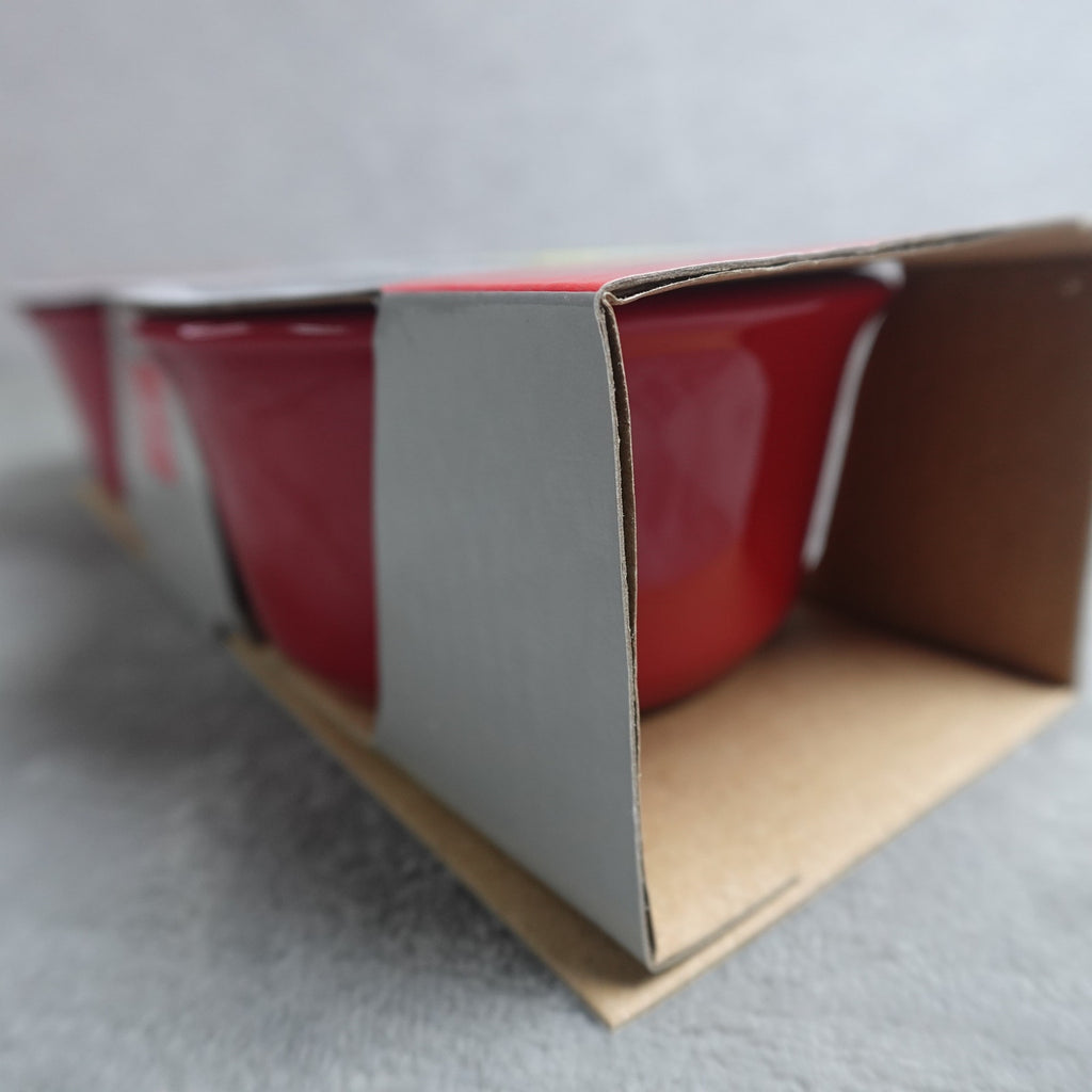 Cuisinart Chef's Classic Ceramic Bakeware-Set of 2, 9 Ounce Ramekins Red