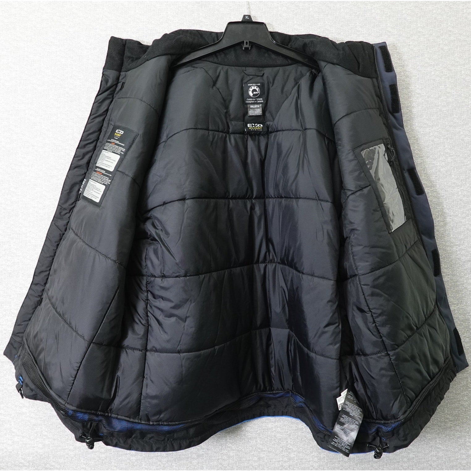 Ski-Doo Mens Vasa Snowmobile Jacket Indigo Blue - 2XL