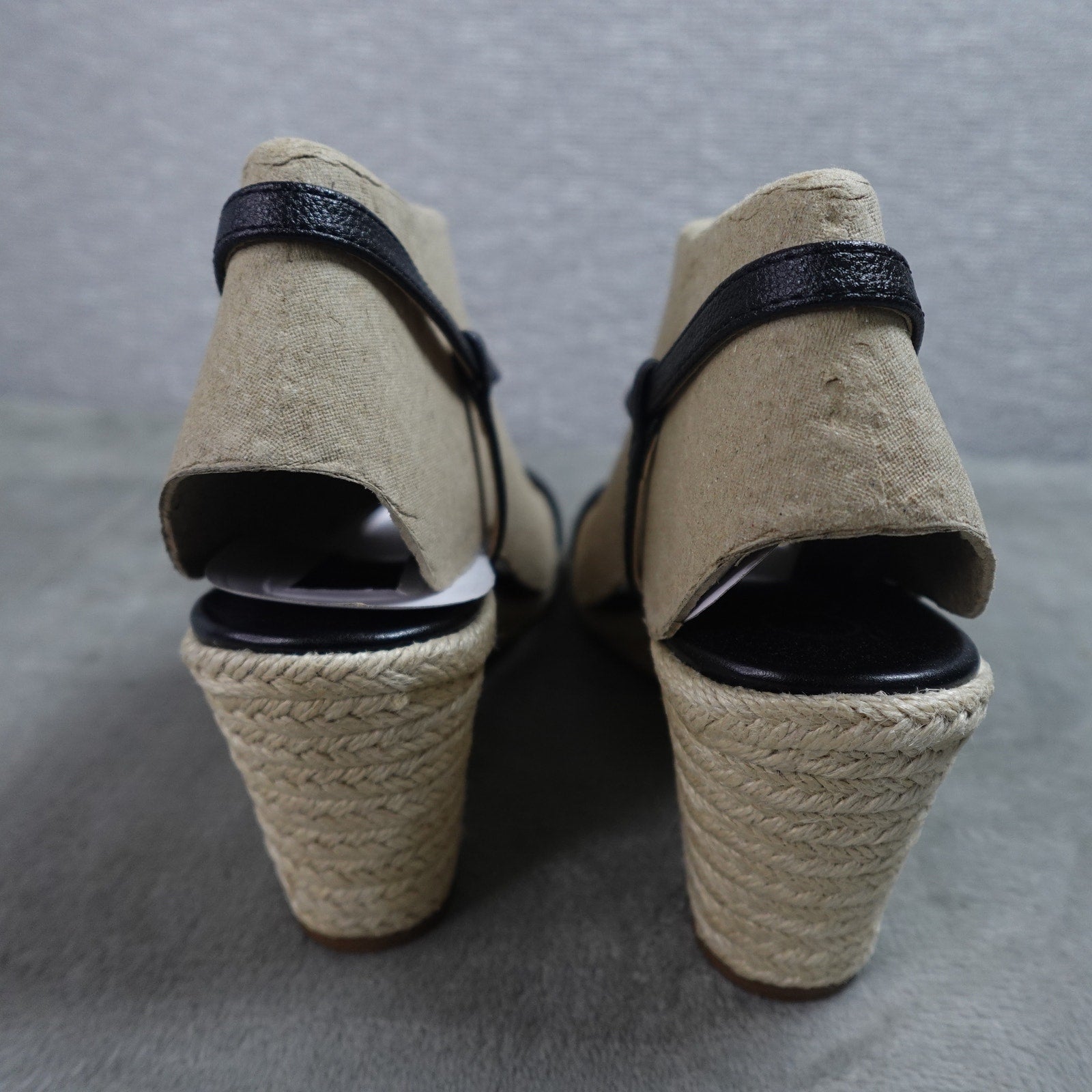Calvin Klein Blairy 2 Women's Wedge Sandal Black 002 Size 8.5M New