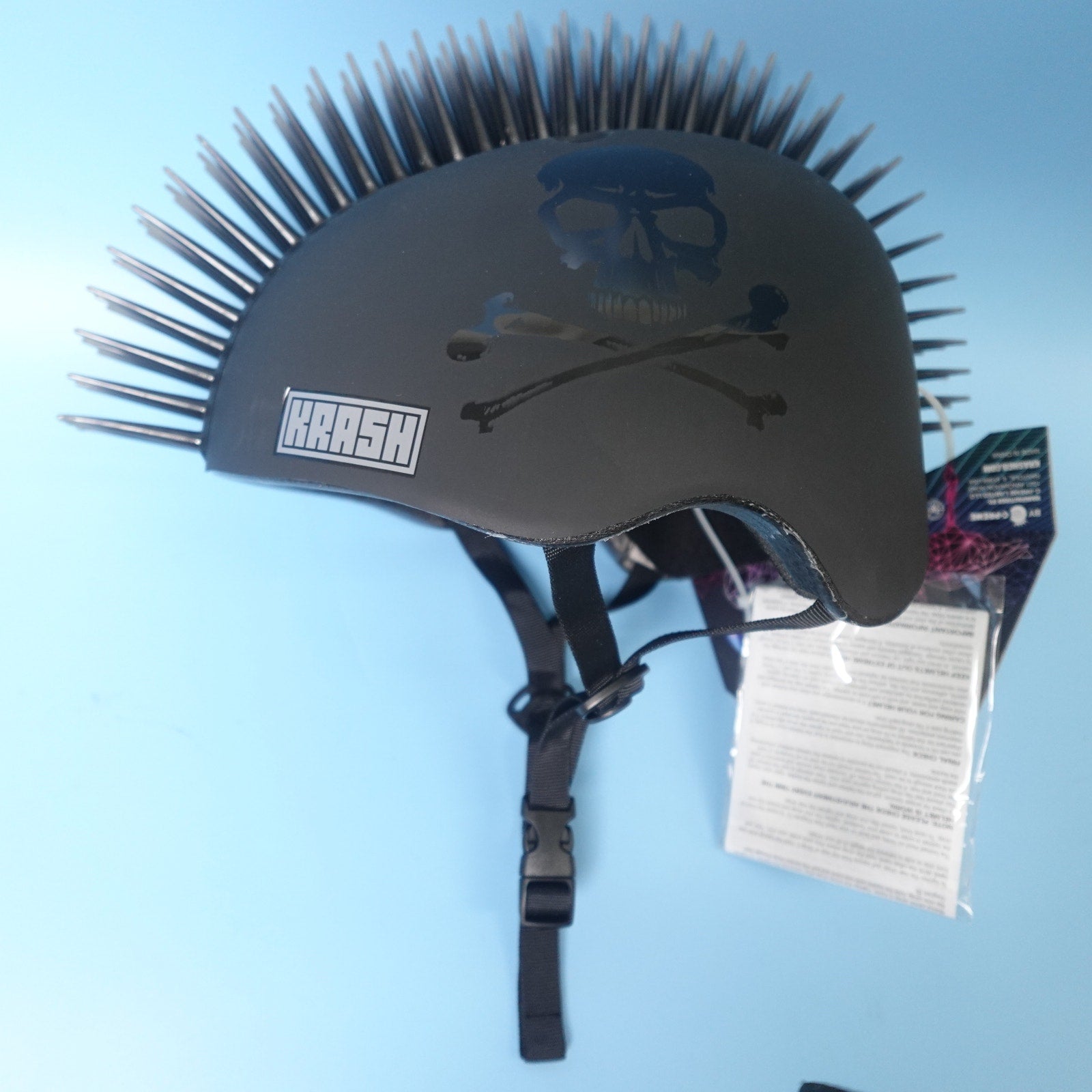 Krash Jolly Roger Helmet with Mohawk Youth Ages 8-14