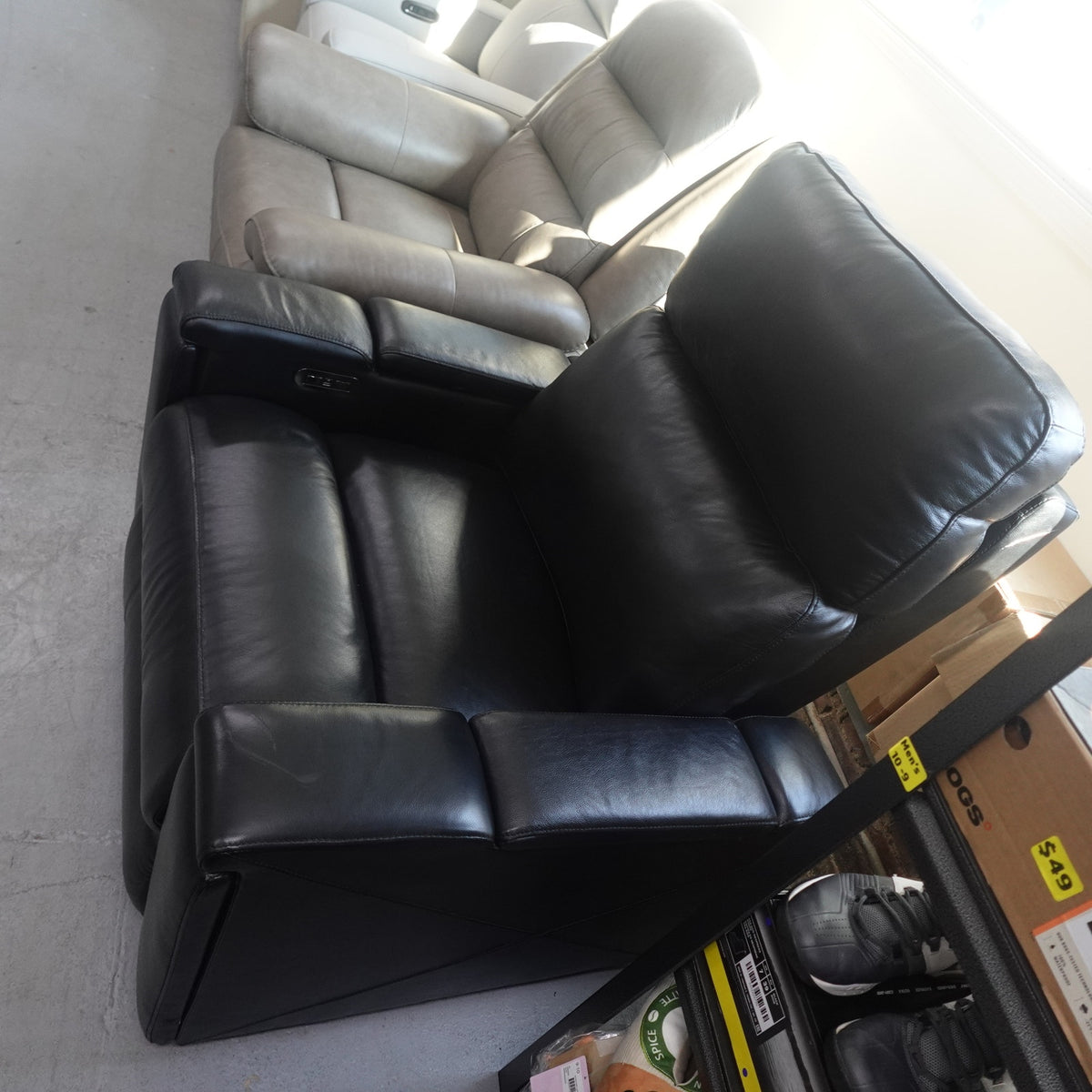 Pulaski Leather Power Home Theater Recliner