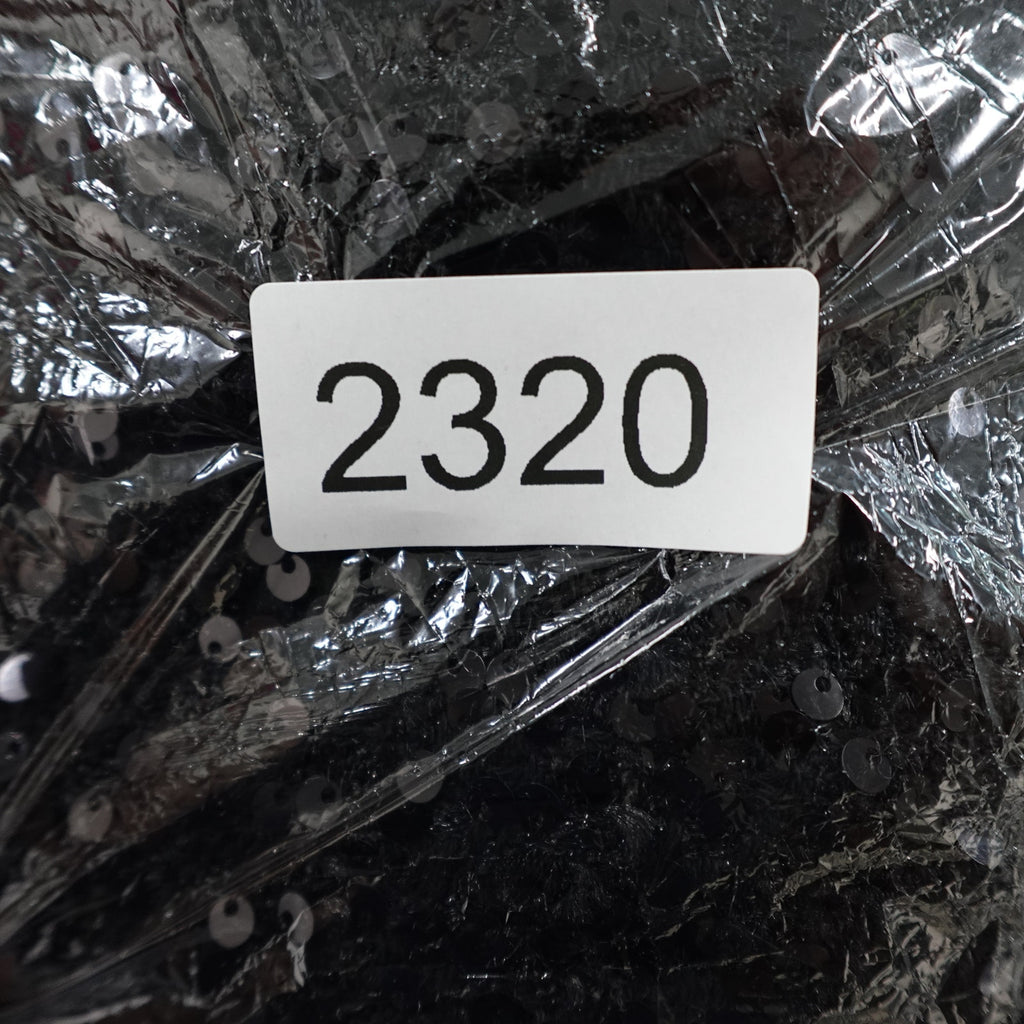 Donna Karan New York Size 2 Black Sequin Short Sleeve Button Up Belted Dress NWT