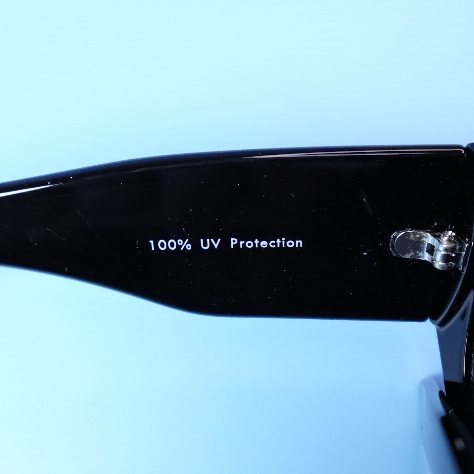 Ed Hardy Los Angeles Skull Sunglasses Black 100% UV Protection Oversized NEW
