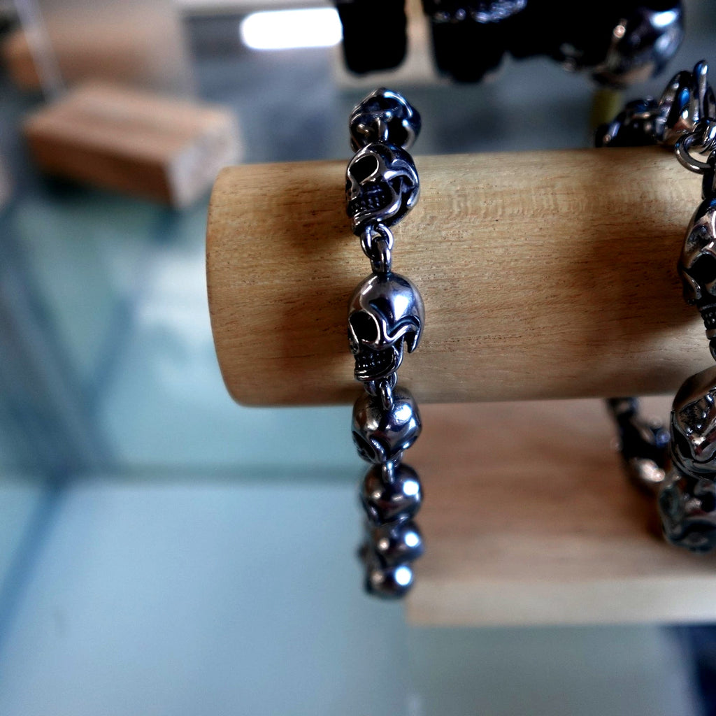 Stainless Steel Skull Bracelet