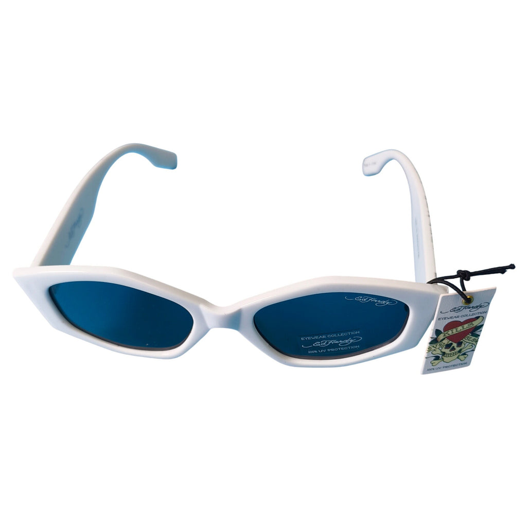 Ed Hardy Love Kills Slowly Carnivore Skulls Sunglasses 100% UV Protection