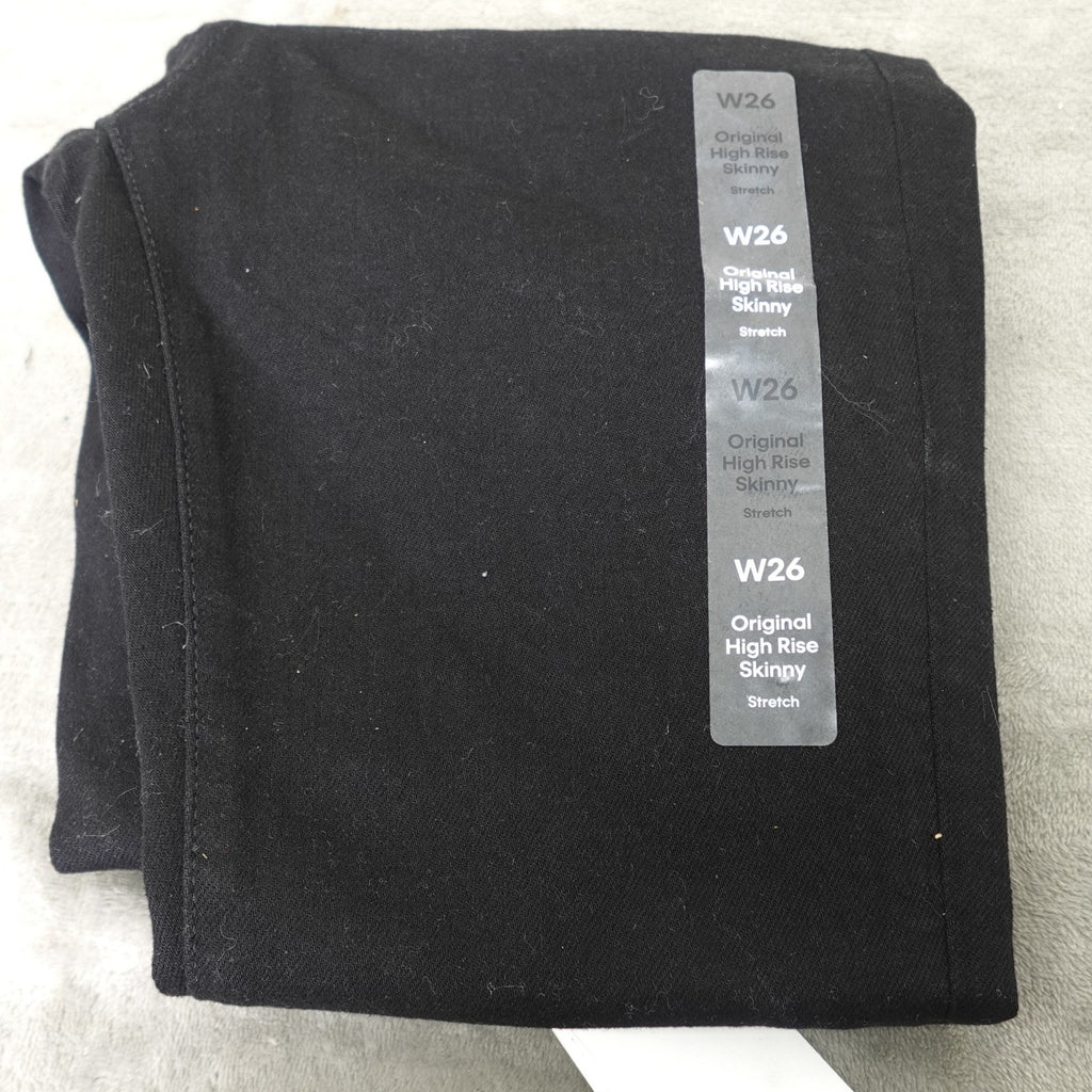Calvin Klein Jeans Women's Original High Rise Skinny Black Denim- W26