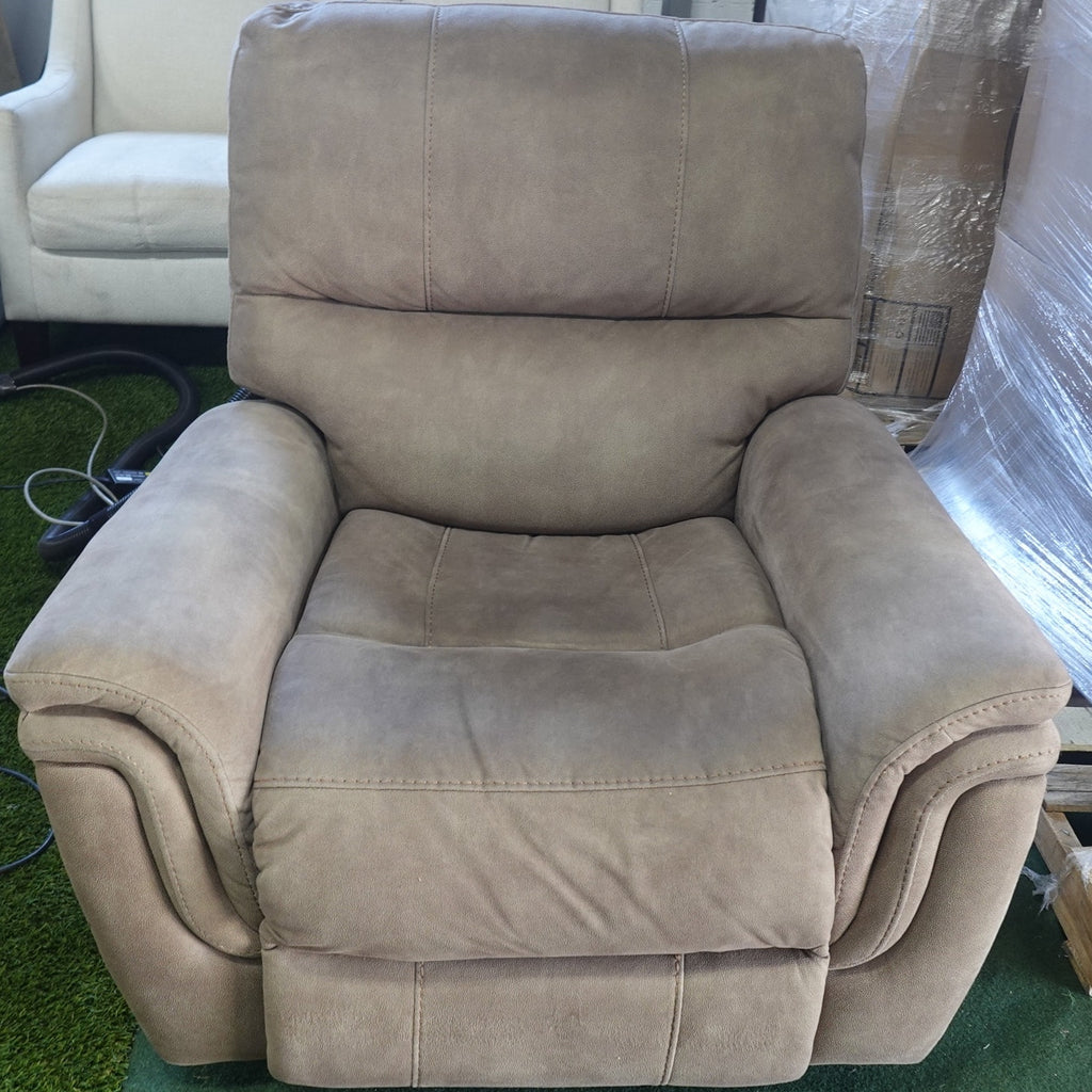 Barcalounger Fabric Power Glider Recliner with Power Headrest