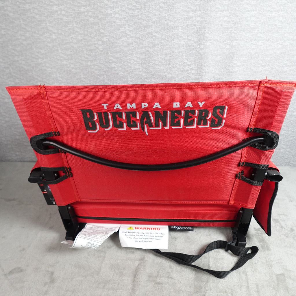 Logo Brands Tampa Bay Buccaneers NFL Premium Stadium Seat Chair Red