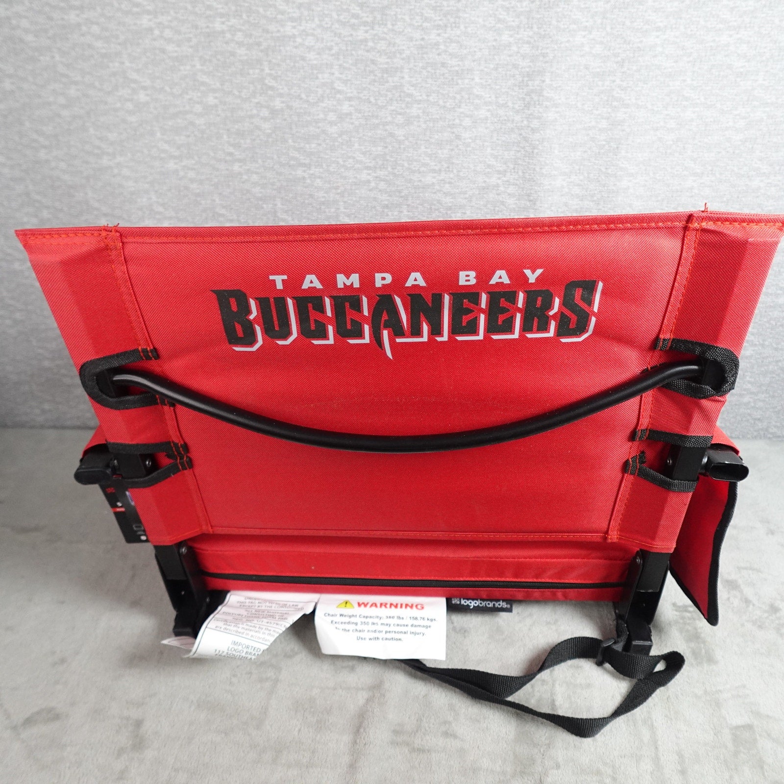 Logo Brands Tampa Bay Buccaneers NFL Premium Stadium Seat Chair Red