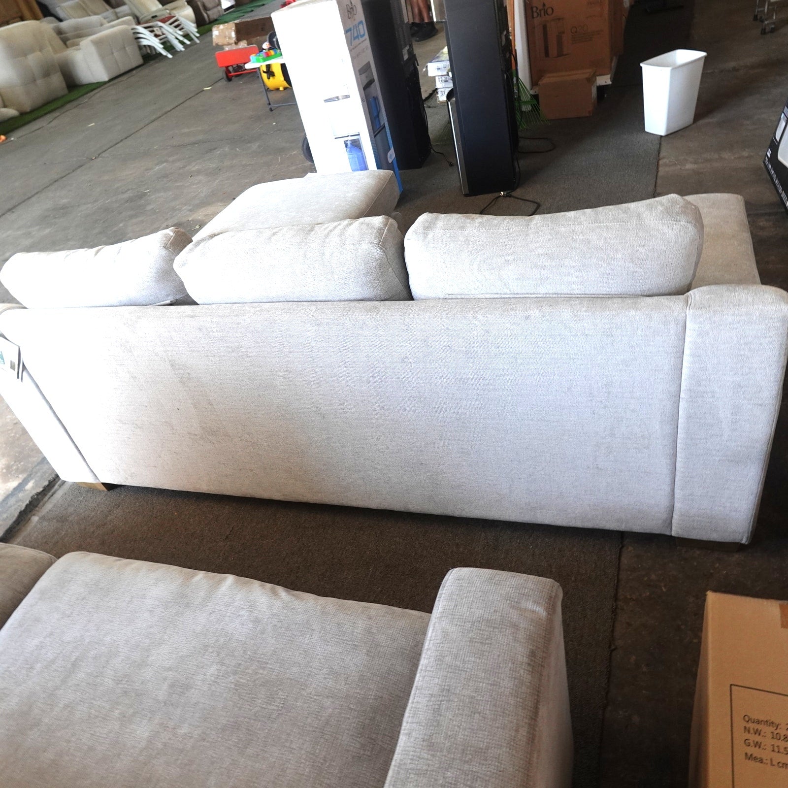 Thomasville Dillard Sofa with Reversible Chaise