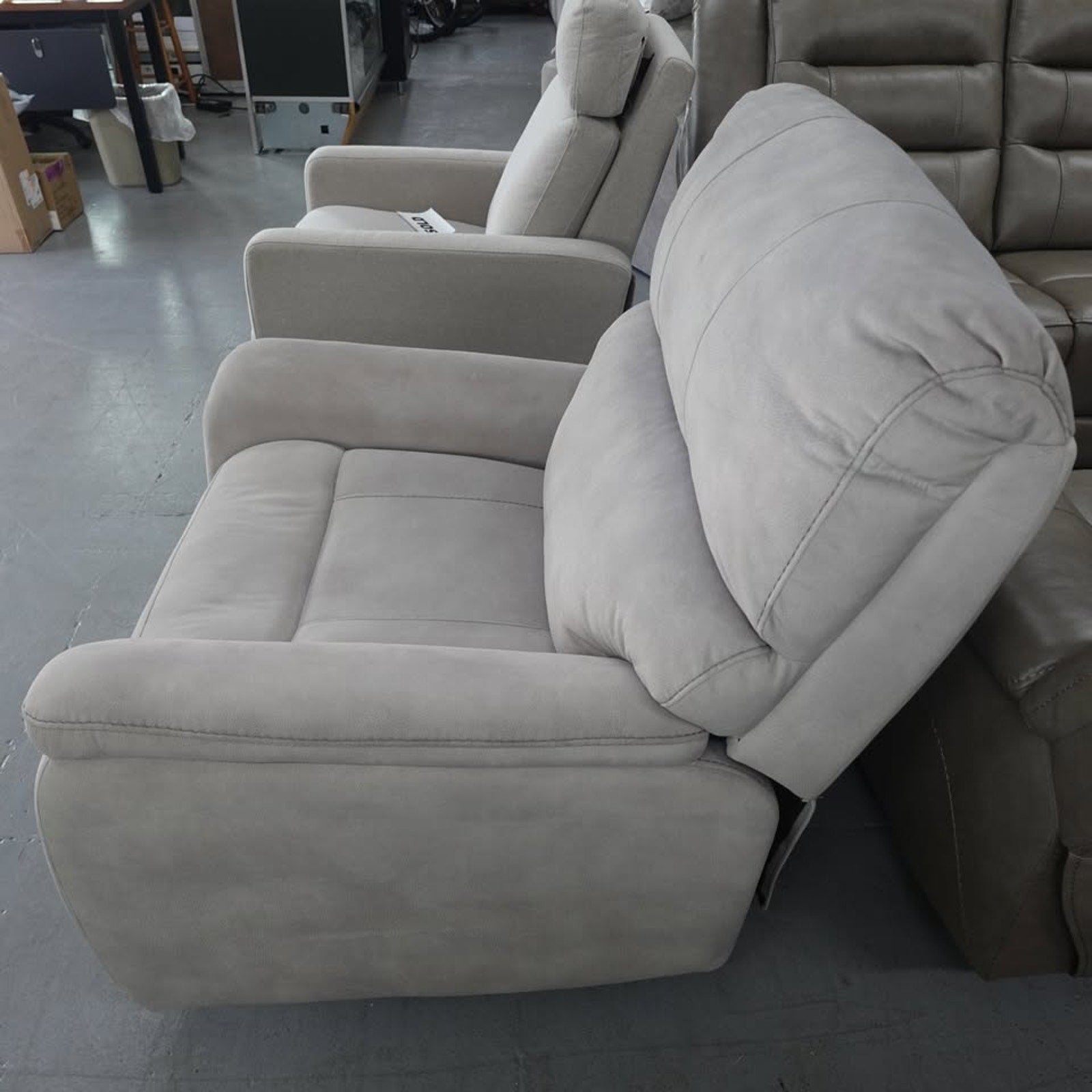 True Innovations Hayden Manual Rocker Recliner - Beige