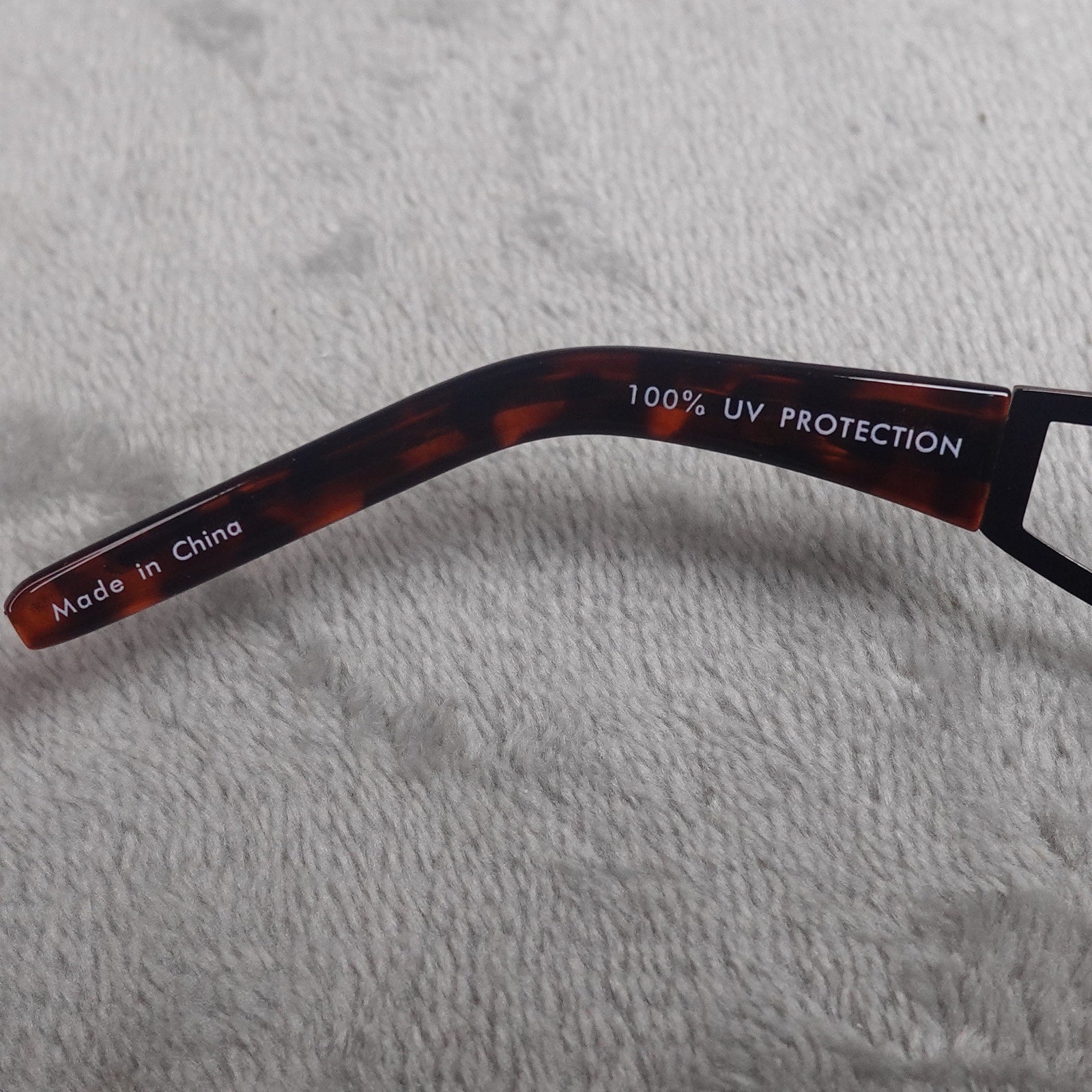Ed Hardy Rhinestone Skull Shield Sunglasses Brown Gradient UV400 NEW