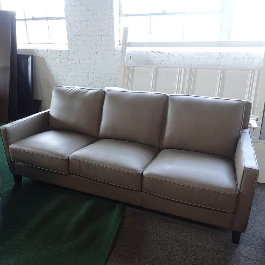 West Park Leather Sofa - Tan