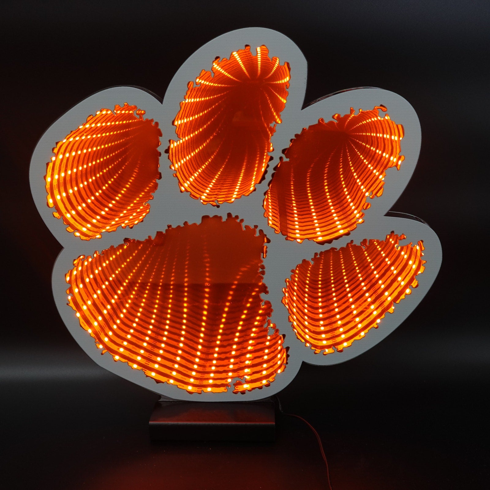 Clemson Tigers LED Infinity Logo Light