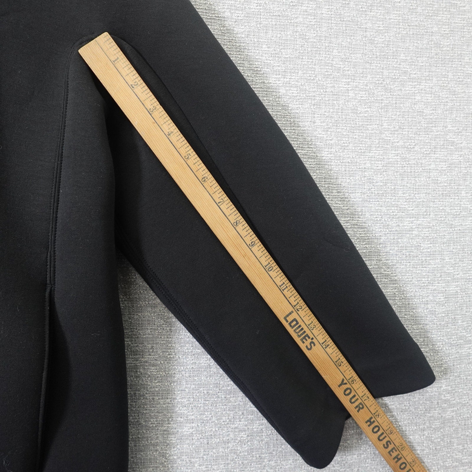Calvin Klein Women's Scuba Coat Black Beauty - Large
