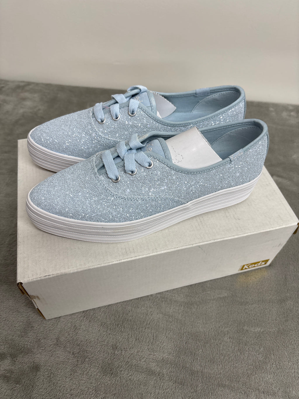 Keds point glit cel/bl sneakers