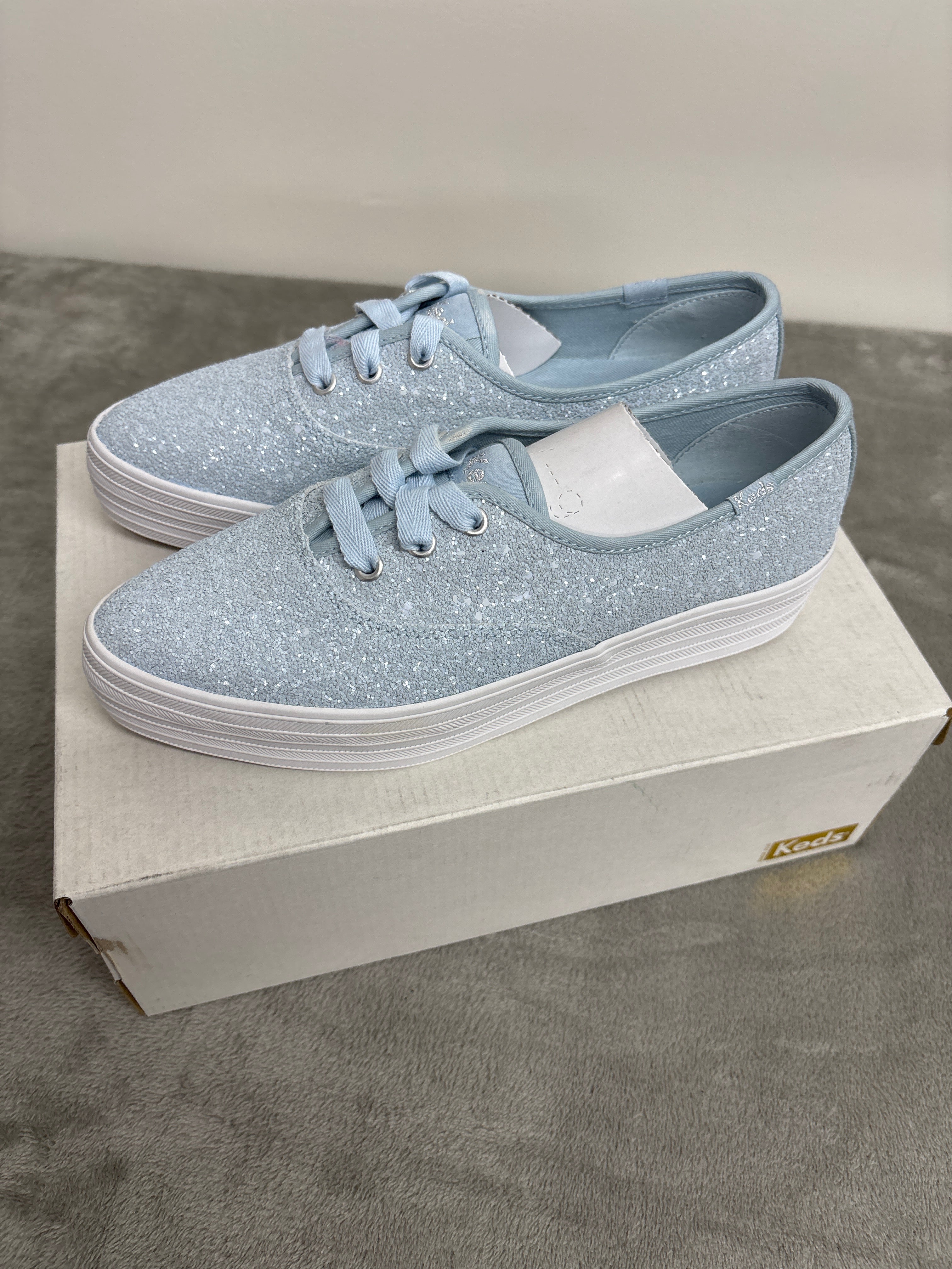 Keds point glit cel/bl sneakers