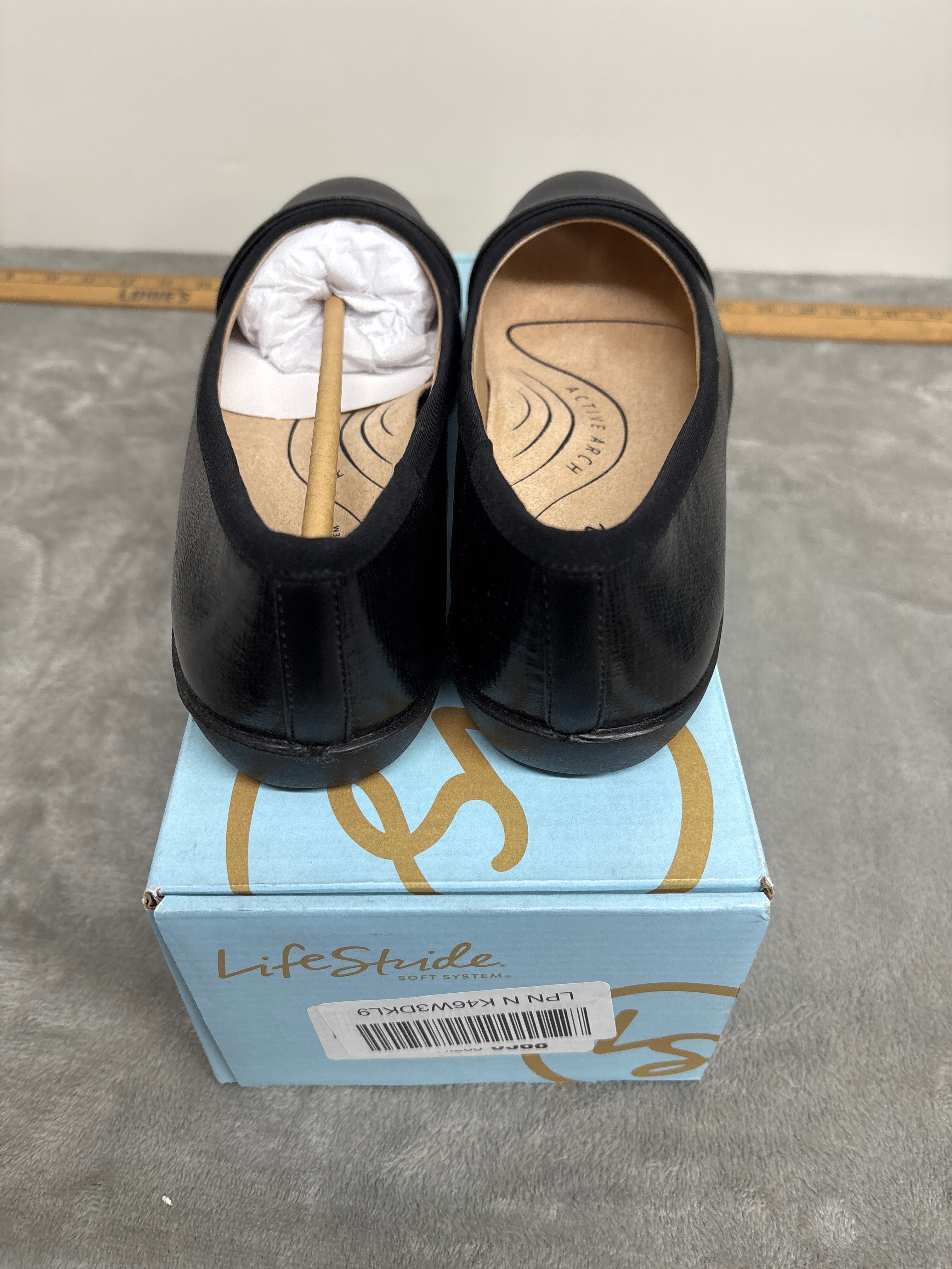 Lifestride Nile black smooth lizrd