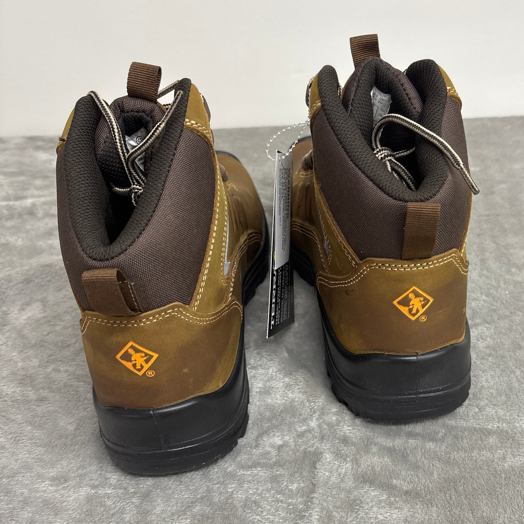 Terra Findlay Mens 8.5M Brown Waterproof Composite Toe Work Boots New