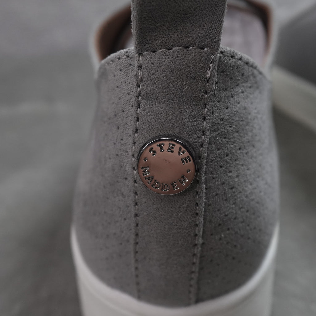 Steve Madden Brad Light Grey Size 9.5