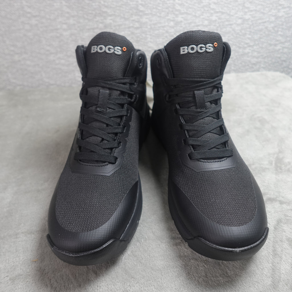 BOGS Slate MDD WP Men's Size 10 Black Noir Waterproof Work Boots 79040