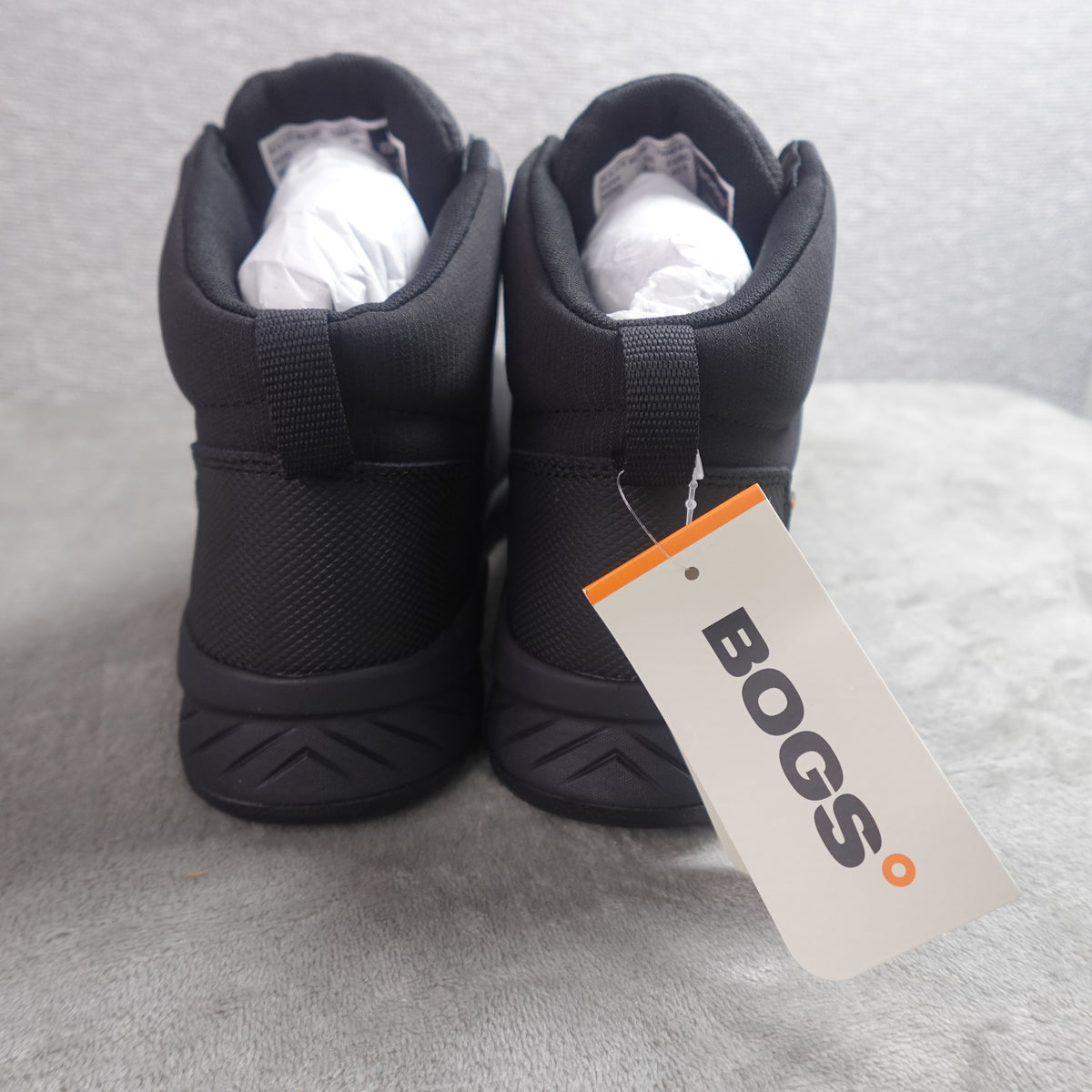 BOGS Slate MDD WP Men's Size 10 Black Noir Waterproof Work Boots 79040