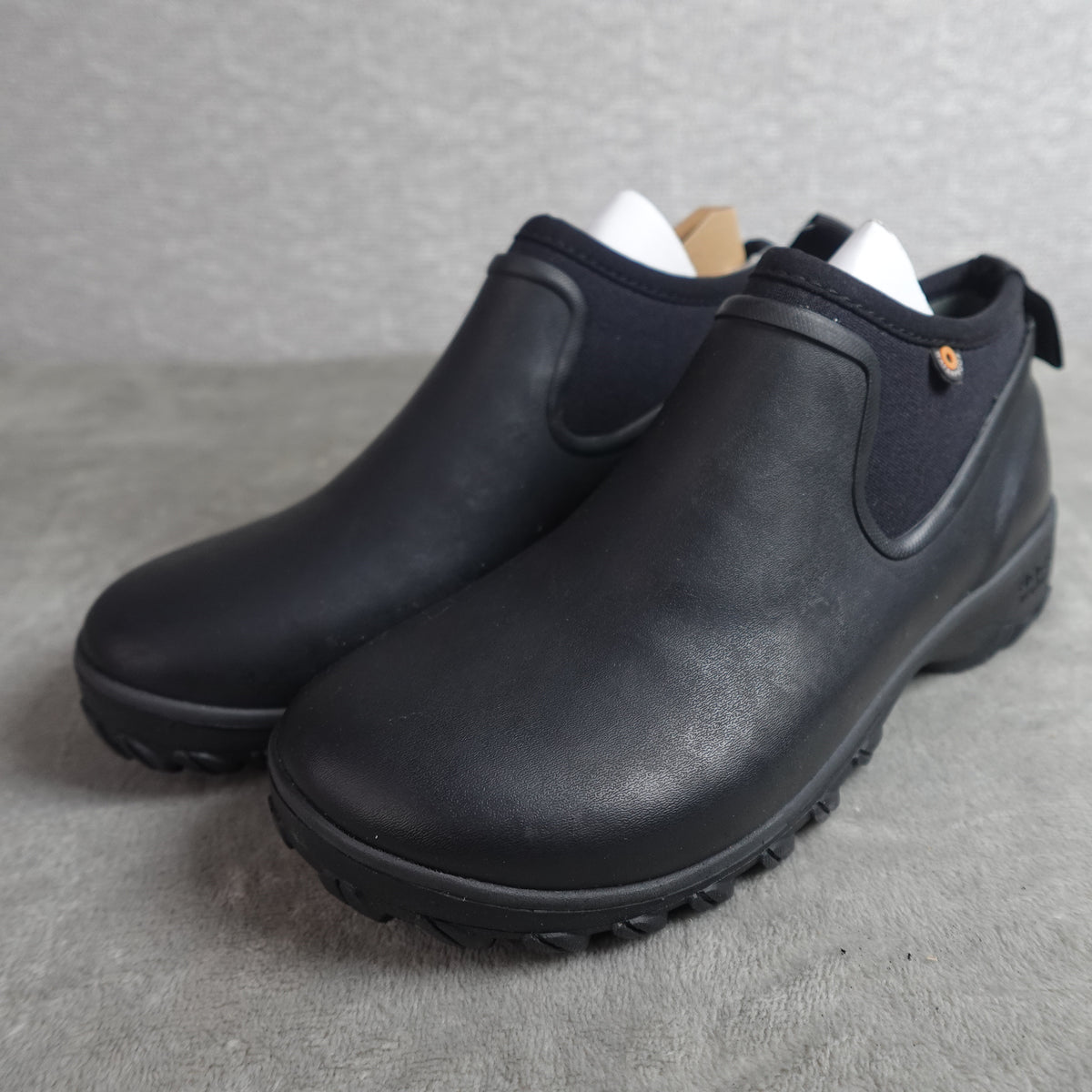 BOGS Women's Sauvie Chelsea Waterproof Slip-On Boots Black Size 6 M 72201-001