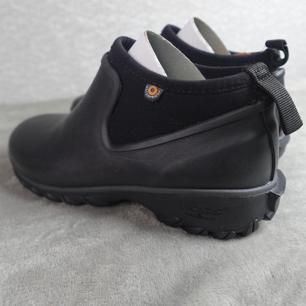 BOGS Women's Sauvie Chelsea Waterproof Slip-On Boots Black Size 6 M 72201-001