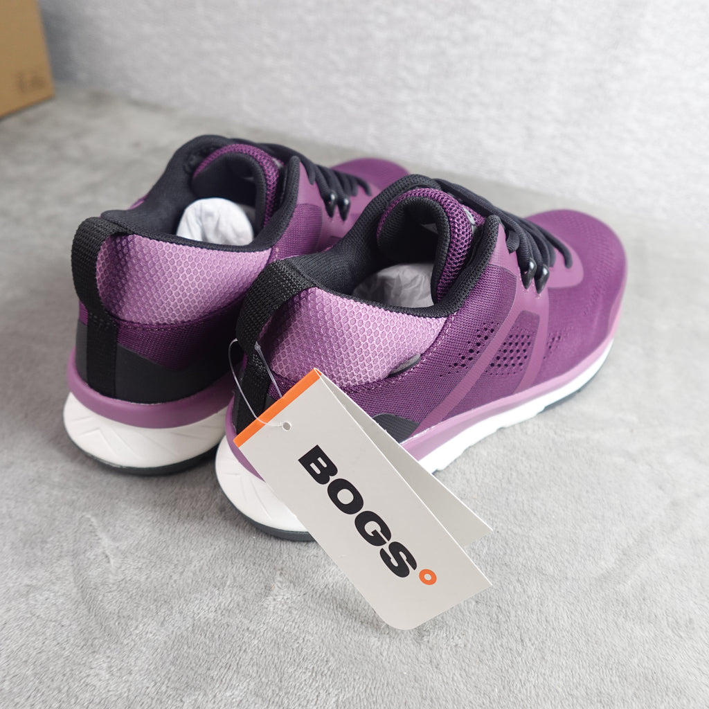 BOGS Women's Sandstone Knit Low TR Composite Toe Work Shoes Plum Size 9.5