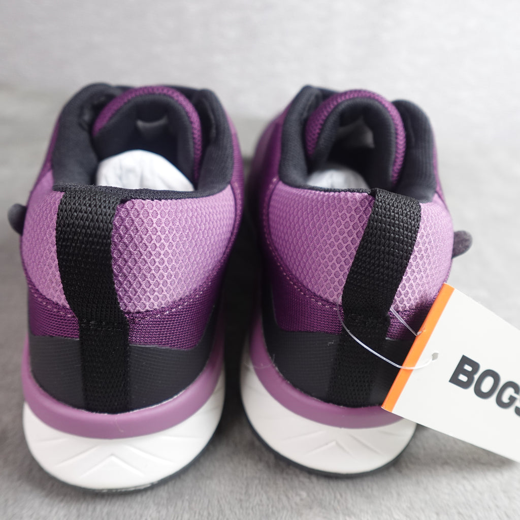 BOGS Women's Sandstone Knit Low TR Composite Toe Work Shoes Plum Size 9.5