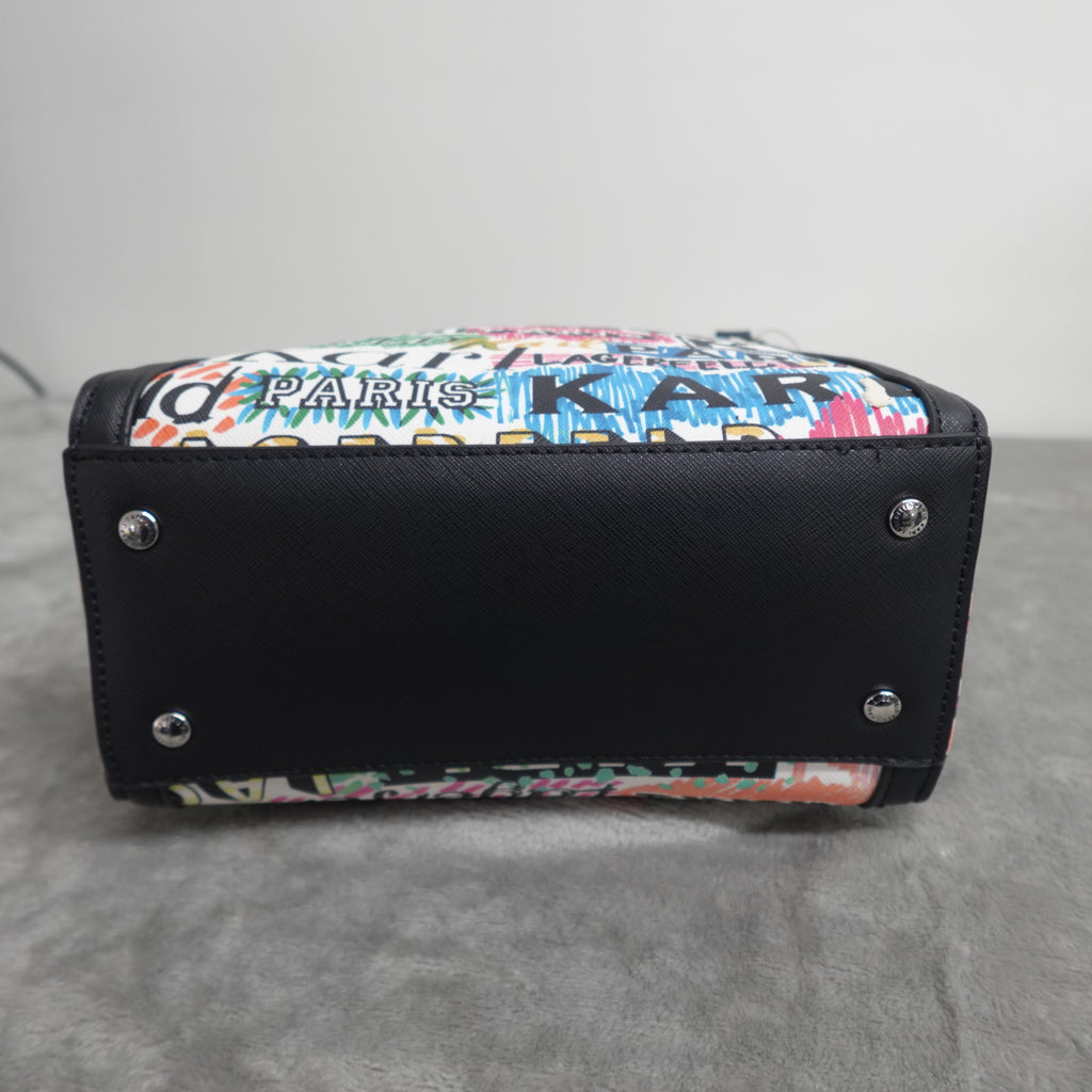 KARL LAGERFELD PARIS Iris Tote – Logo Explosion