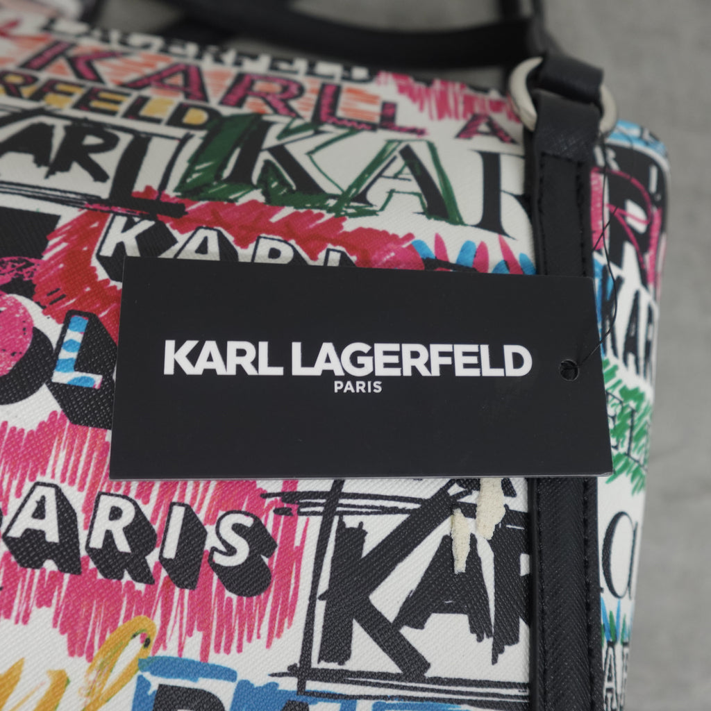 KARL LAGERFELD PARIS Iris Tote – Logo Explosion