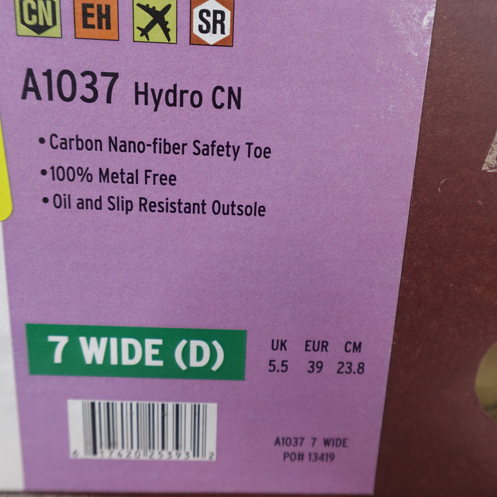 New Avenger A1037 Hydro CN Composite Toe Work Boots Women's 7 Wide