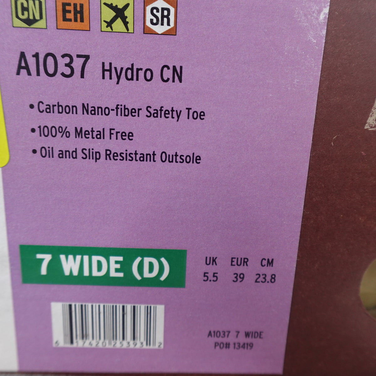 New Avenger A1037 Hydro CN Composite Toe Work Boots Women's 7 Wide
