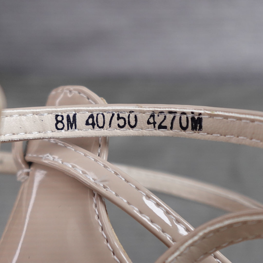 Touch Ups by Benjamin Walk Jackie 4270 Women's 8M Nude Patent Dress Sandals