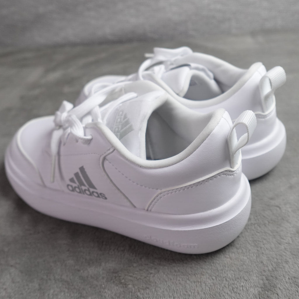 adidas Park ST Kids Sneakers Size 1  White/Silver Cloudfoam