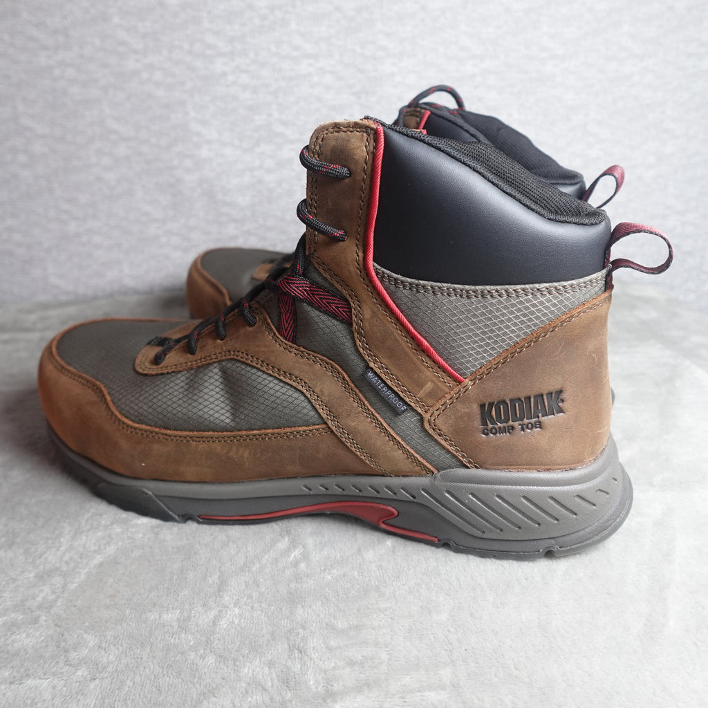 Kodiak Men's Work Boots Size 11 Brown KD0A4NL1A34 T-Sport WP EH CT