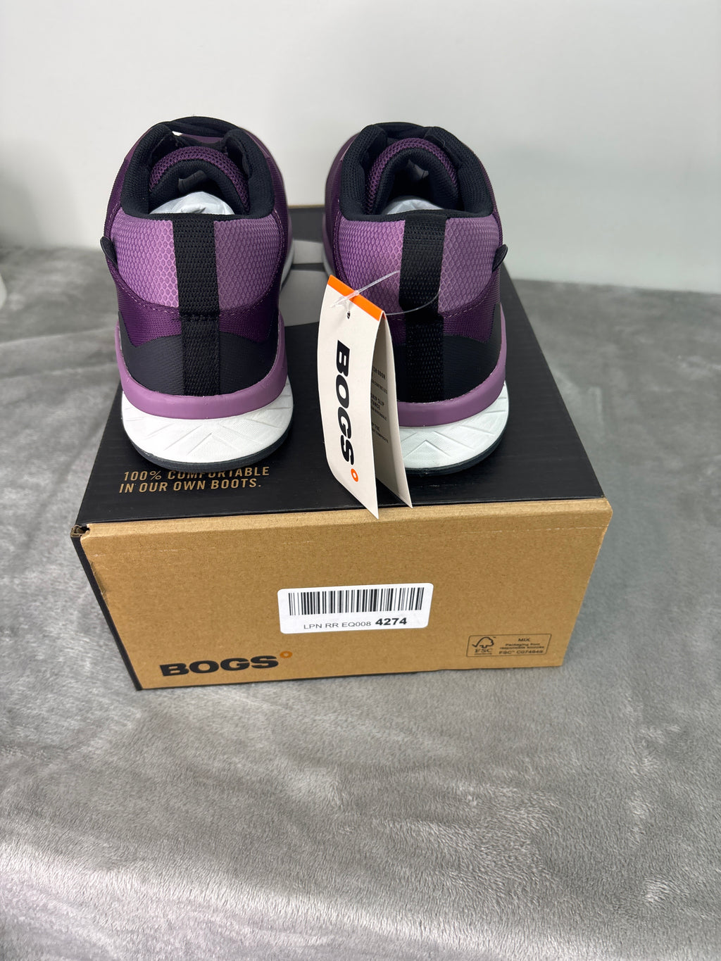 BOGS purple BOOS athletic shoes