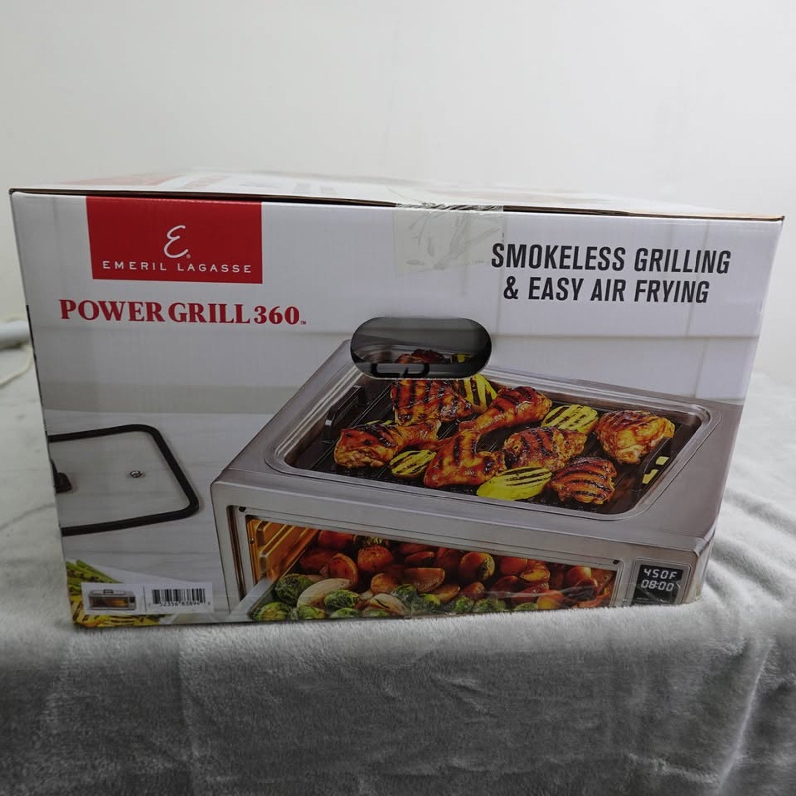 Emeril Lagasse Power 360 Grill 6-in-1 Smokeless Grilling & Airfrying