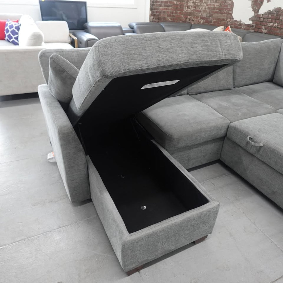 Coddle Luke Sleeper Sectional with Reversible Chaise and Storage