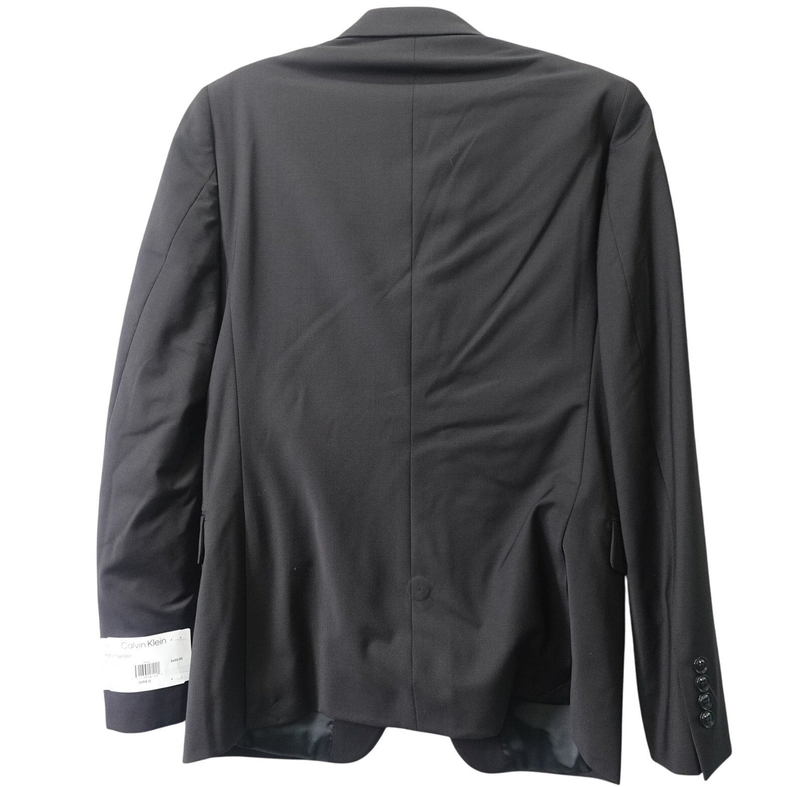 Calvin Klein Skinny Fit Black Suit Jacket- Size 36 Regular Length