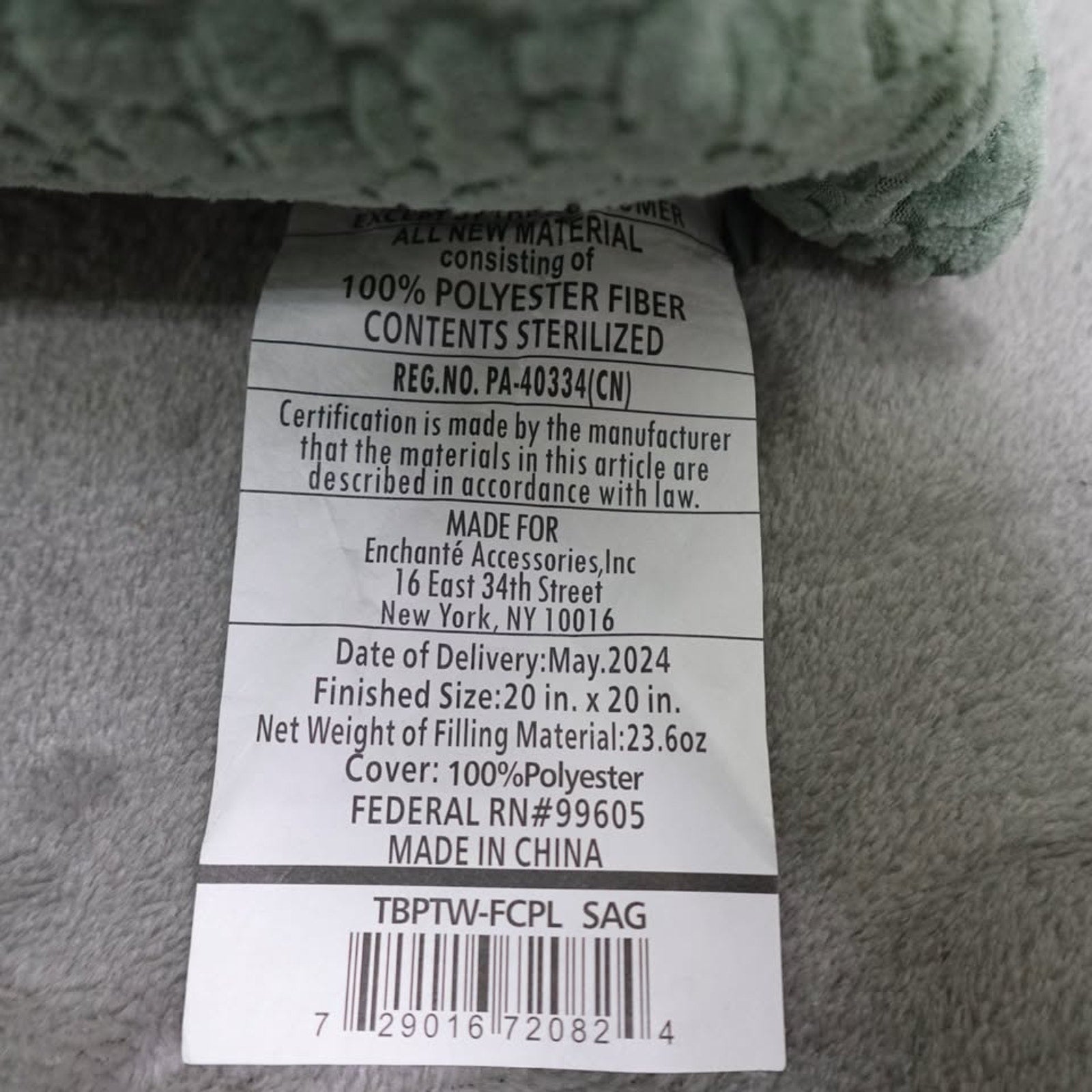Sheffield Home Decorative Pillow Throw Set - Dusty Blue