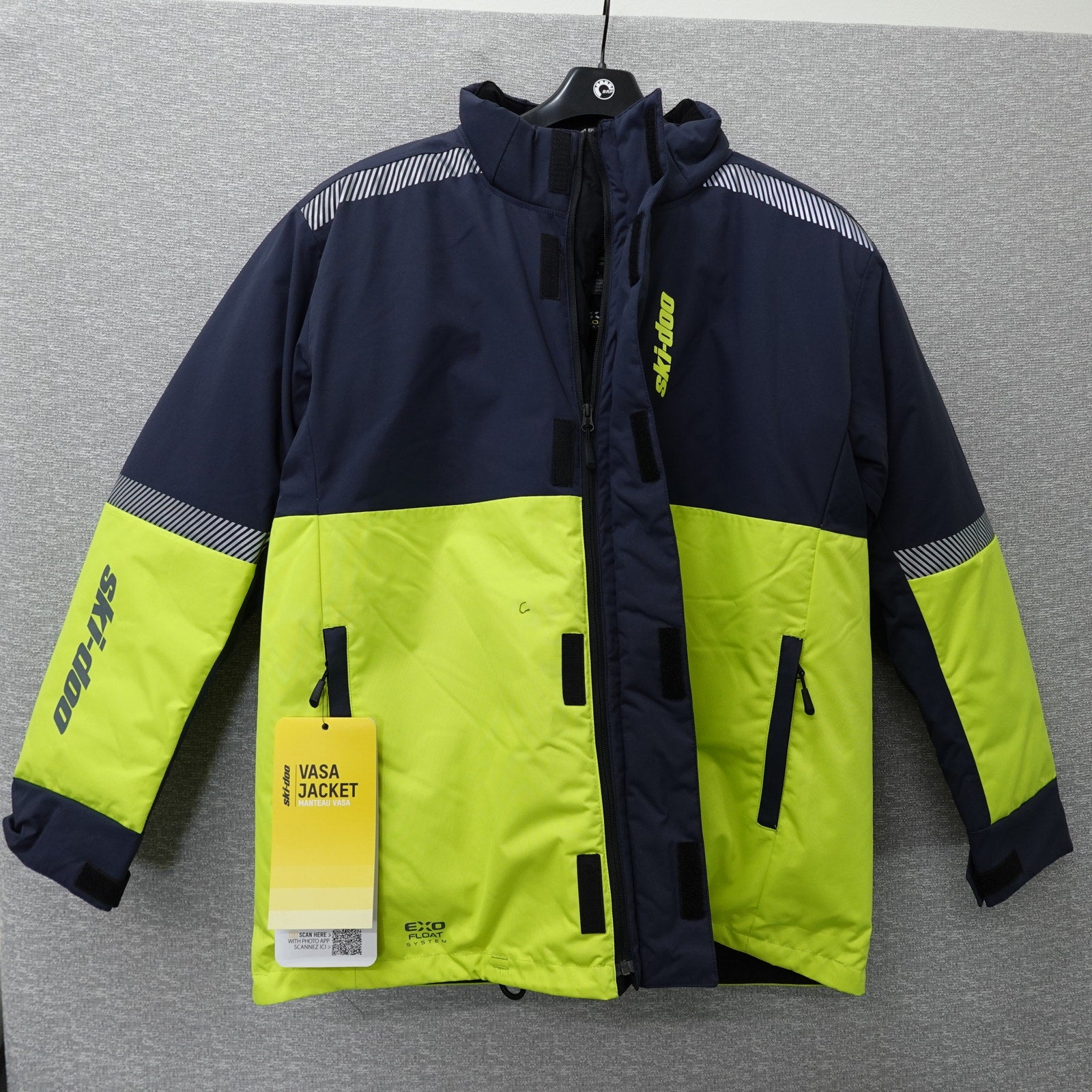 Ski-Doo Mens Vasa Snowmobile Jacket Green - XL