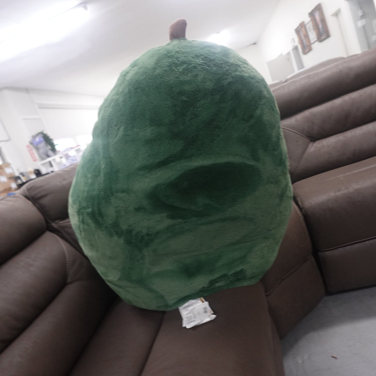 Avocado Lounge Chair (100% Polyester Ultra Soft Faux Fur)