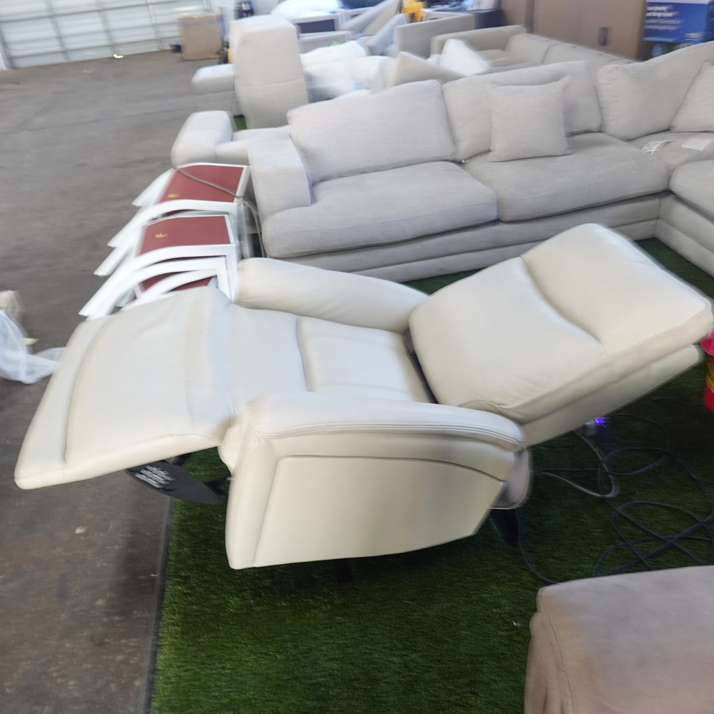 Sanders Leather Power Recliner with Power Headrest