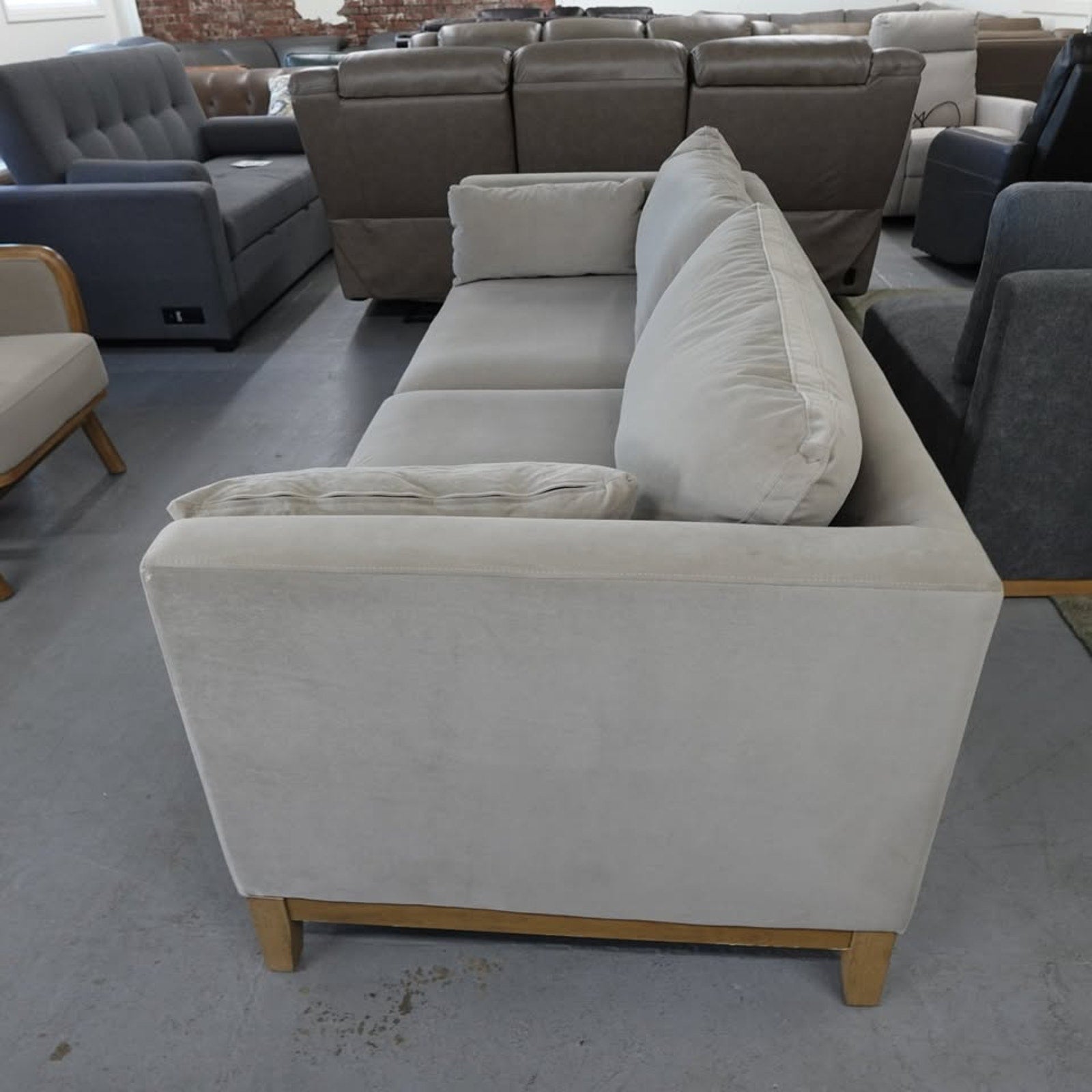 Mokena Fabric Sofa & Accent Chair Set - Gray